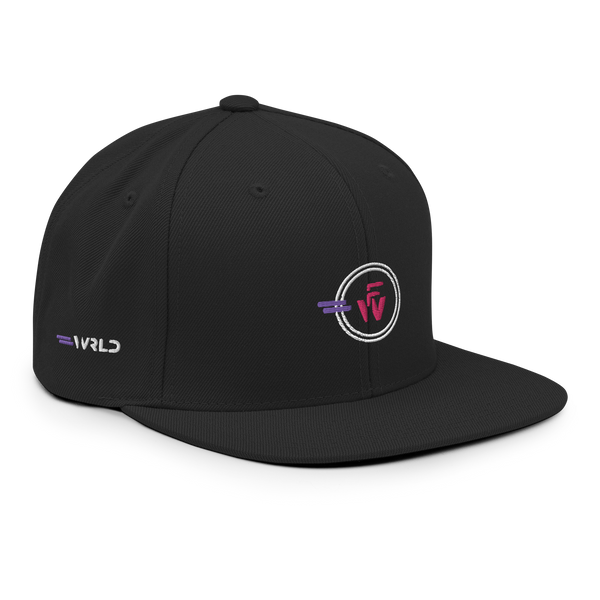 Focus II Black Snapback Hat